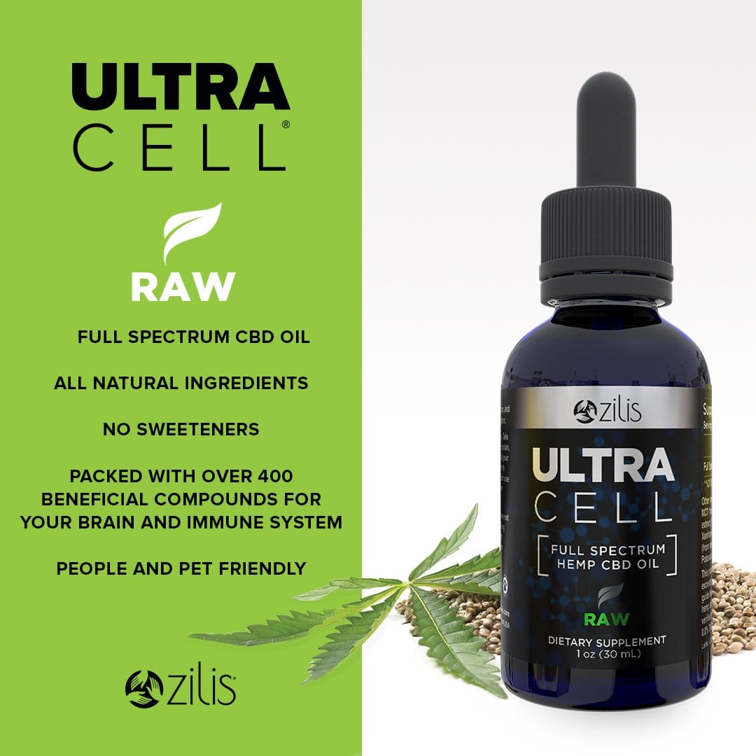 UltraCell Raw CBD Oil 1(oz) 30mL | Raw Unflavored - BuyitCBD.com